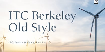 ITC Berkeley Old Style Font Poster 1